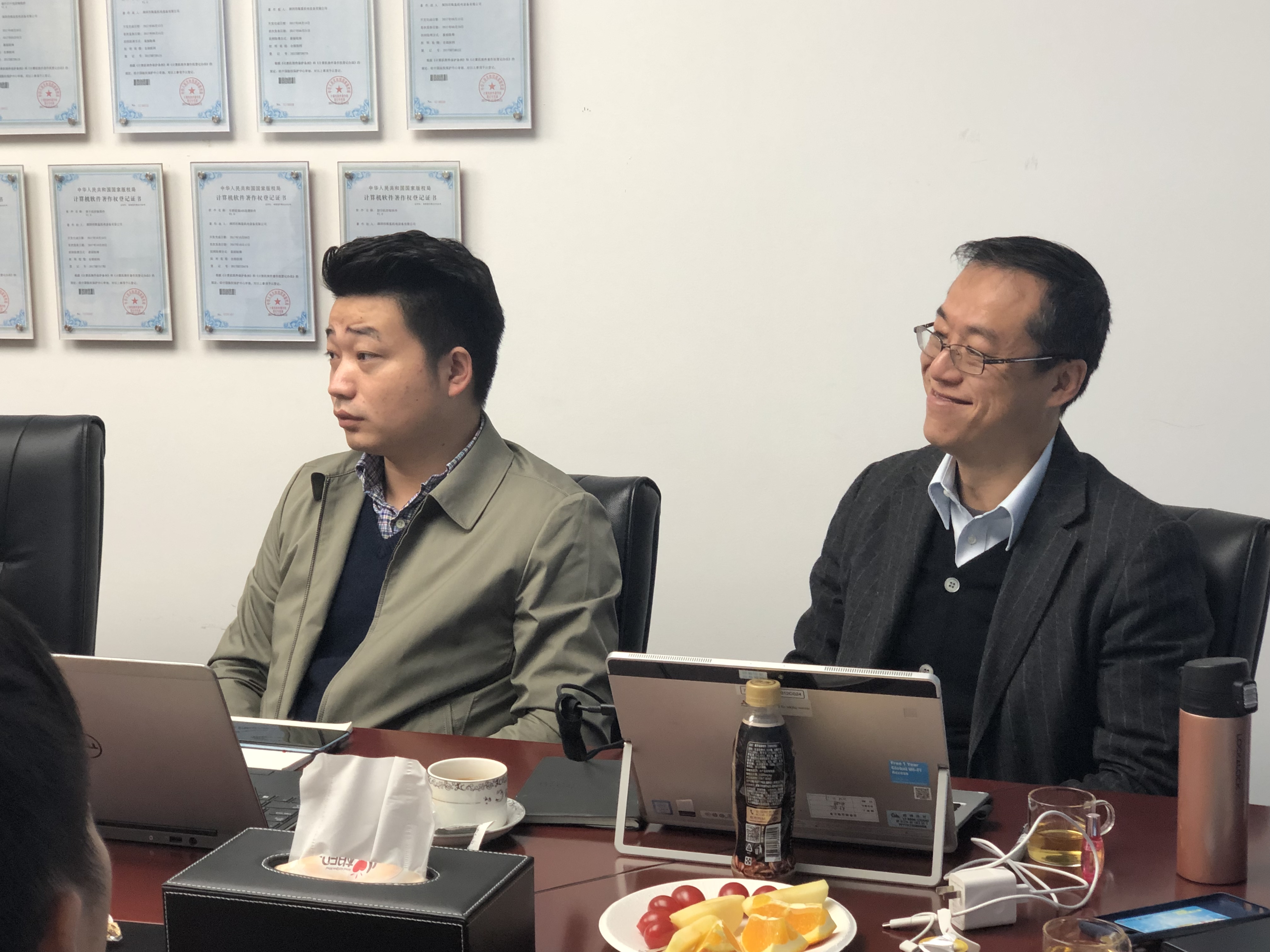 三菱自動化蒞臨(lin) 海藍指導工作